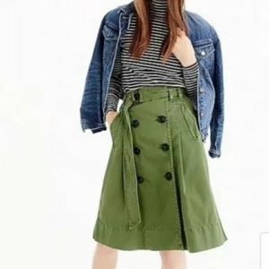 J.Crew Chino Trench Skirt